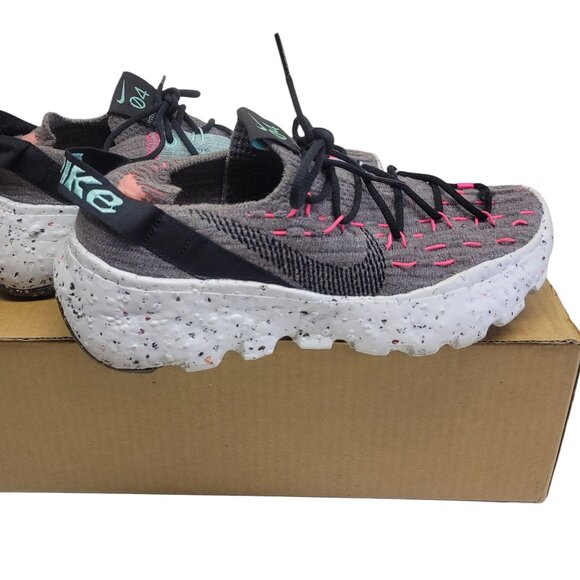 Nike Space Hippie 04 W9/M7.5 Smoke Grey/Pink CD3476-003 w/ Box Sneakers - Picture 1 of 16